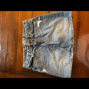 EUC girls gap jean skirt
